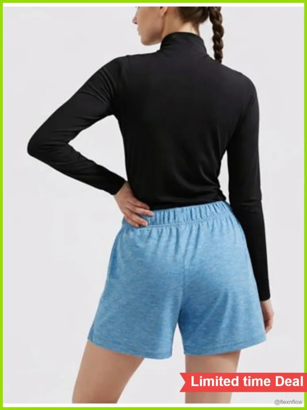 5 Pack Women's Lounge Workout Shorts with Zipper Pockets